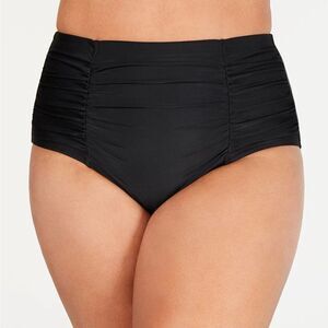 Island Escape Plus Size High-Waist Bikini Bottoms